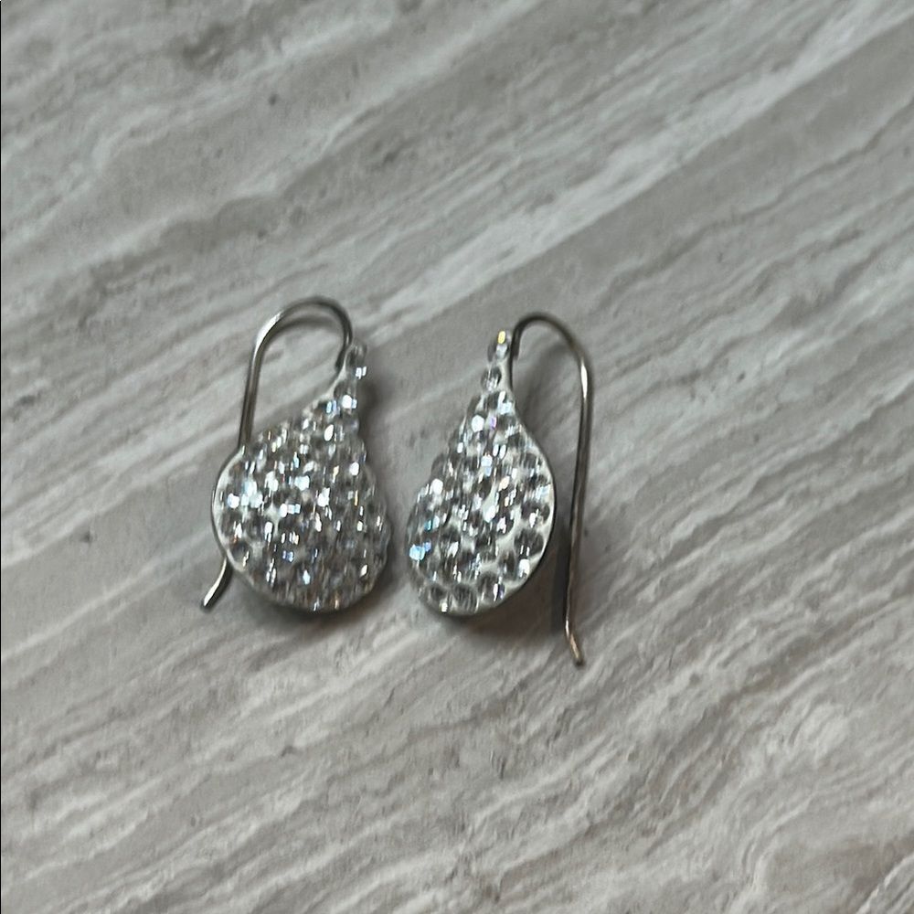 Elegant Silver Teardrop Earrings